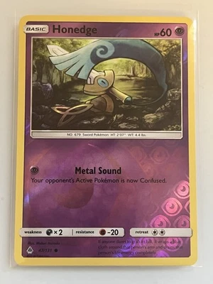 Pokemon HONEDGE 47/131 - Forbidden Light - Rev Holo - LP - Image 1 of 2