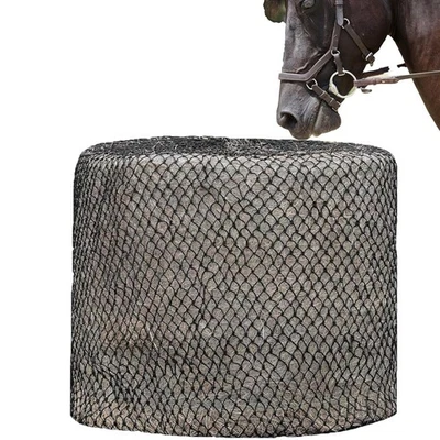 ACES EQUINE XXXL Rundballen Heunetz 10 x 10 Fuß Slow Feeder 2,5 Zoll Mesh Pferd Heunetz