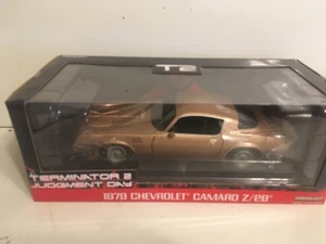 Terminator 2 Movie Car 1979 Chevrolet Camaro Z/28 Judgement Day 1/18 in box - Picture 1 of 6