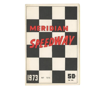 Idaho 1973 Super Stock Car Racing Program! Raro Meridian Speedway ID NASCAR Race Foto 1 de 4