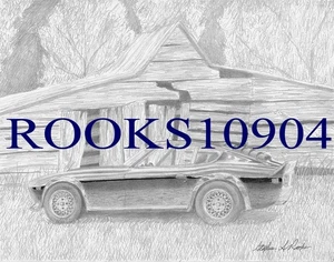 Datsun 280Z Side View SPORTS CAR ART PRINT - Picture 1 of 1