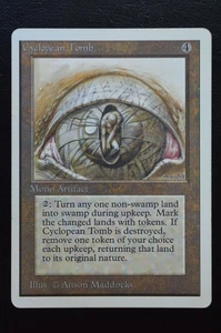 Magic The Gathering MTG CYCLOPEAN TOMB Unlimited Edition MP Moderately Played - Picture 1 of 2