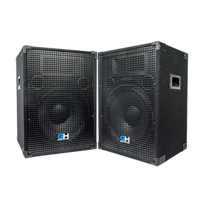 Par de gabinetes de altavoces pasivos PA/DJ de 2 vías de 15 pulgadas - 800 vatios de rango completo Foto 1 de 4