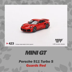  MINI GT 1:64 Porsche 911 Turbo S Guards Red LHD in box - Picture 1 of 4