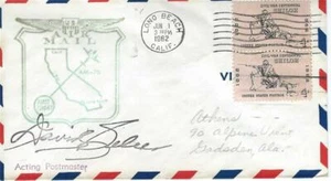 First Flight Cover Long Beach CA - Los Angeles CA June 1 1962 AAMC# 76N46 - Picture 1 of 1