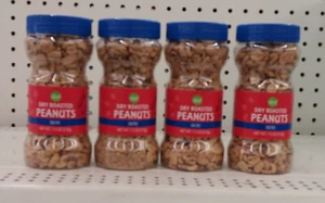 Dry Roasted Peanuts Salted (4 Jars of 7.5 oz Each) 30 oz Total (Free Shipping) - Picture 1 of 2