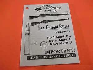 Small Folded Owner's Reference Manual for British Lee Enfield bolt action Rifles - Bild 1 von 2