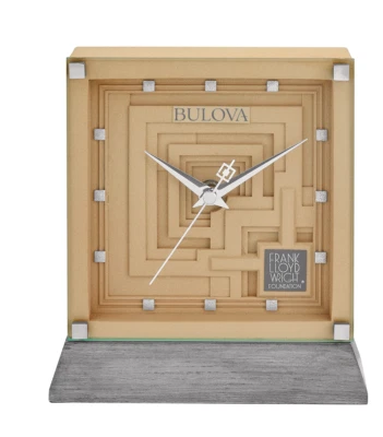 Reloj de sobremesa Bulova B7755 Ennis Frank Lloyd Wright Foto 1 de 3