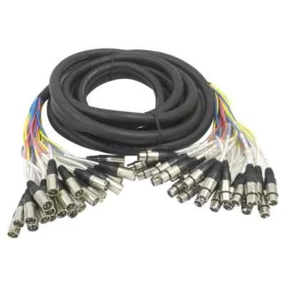 Seismic Audio 24 Channel 25 Foot XLR to XLR Colored Multi-Patch Snake Cable - Image 1 of 3