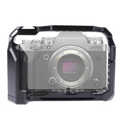 Aluminum Camera Cage for Fujifilm Fuji X-T4 XT4 Protective Case w/ Cold Shoe - Image 1 of 4