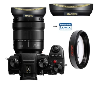 HD WIDE ANGLE LENS FOR Panasonic Lumix S5 Mirrorless Camera with 20-60mm Lens - Picture 1 of 11