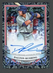 2024 Bowman Sterling Dalton Rushing Silver Refractor Auto LA 23/100 - Picture 1 of 2