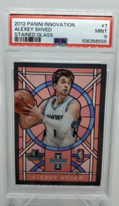 2012-13 Panini Innovation Stained Glass Alexey Shved #7 PSA 9 POP 1 - Picture 1 of 2