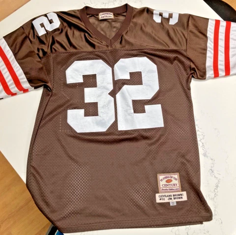 Jeff Hamilton Players Of The Century Jim Brown Cleveland Browns Jersey - XXL 54 Cover