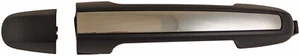 Mano de la puerta ext delantera derecha sin ojo de cerradura Primed Black w / Chrome Insert - 79823 - Imagen 1 de 3