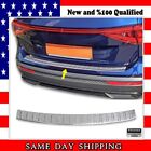 Chrome Rear Bumper Protector BRUSHED S.STEEL For SEAT TARRACO 2018-UP Volkswagen Combi