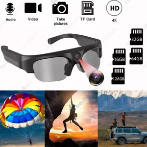 Mini Sonnenkamera Brille Brille Digital Video Recorder Spionagebrille mit Kamera - Bild 1 von 26