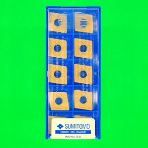 SUMITOMO CNMG120408N-GE AC820P Wendeschneidplatten 10 Stück NEU - Picture 1 of 4