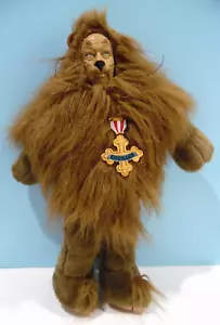 Il Mago di Oz 1988 Hamilton Gifts 14" Peluche Leone Codardo con Medaglia Coraggio - Foto 1 di 9