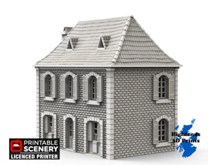 French House Shop ww2 Scatter Terrain Tabletop Gaming 3DPrint 32/28/20/15/10mm - Imagen 1 de 9