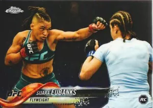 Tarjeta de novato Toms River NJ Star Sijara Eubanks 2018 cromo UFC MMA #85 - Imagen 1 de 2
