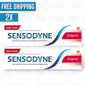 2X Sensodyne Original Toothpaste for Sensitive Teeth 75 ml - Picture 1 of 3