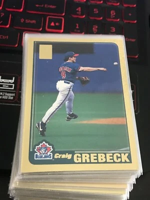  2001 Topps Gold #501 Craig Grebeck/2001 blue jays! - Image 1 of 2