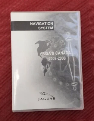 Jaguar 2007-2008  PN: 6W83-10E898-BD • GPS Navigation DVD ROM USA Canada OEM - Image 1 of 4