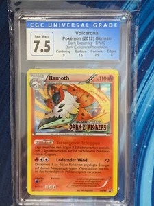 CGC 7.5 Volcarona Dark Explorers BW40 Dark Explorers Prerelease Holo - German  - Bild 1 von 1