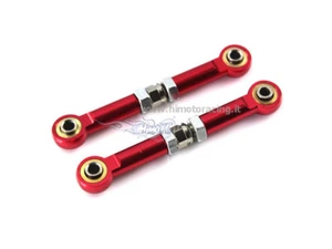 33205 Barrettes Pilotage Aluminium En ergal Rouge 1/10 Buggy E10 Pièces HIMOTO - Photo 1 sur 1