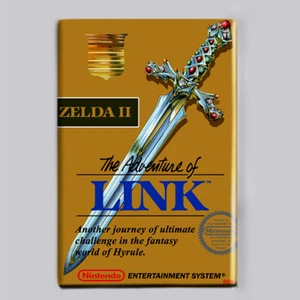 THE ADVENTURES OF LINK - 2"" x 3"" NEVERA IMÁN Nintendo nes caja de juego zelda 2 dos - Imagen 1 de 2