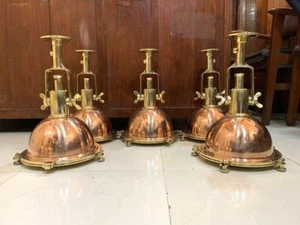 Lampada a sospensione in rame in ottone antico per decorazioni domestiche e... - Foto 1 di 5