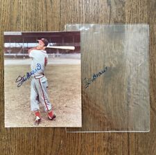 Vintage Stan Musial St Louis Cardinals Autographed 8x10” Photograph Baseball HOF