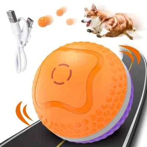 Dog Chase Toy Ball - 2-Mode Auto-Rolling, LED Attractive Light, USB Rechargeable - Picture 1 of 16