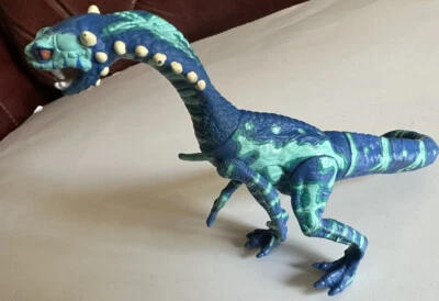 FIGURA DE DINOSAURIO VINTAGE PRIMAL RAGE VÉRTIGO AZUL ATARI GAMES PLAYMATES 1994 Foto 1 de 3