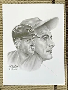 CAL RIPKEN JR. 18x24” LITHO MLB Robert Stephen Simon - Picture 1 of 5