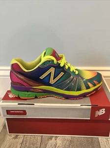 NEW BALANCE 890 BARRINGER SZ 7.5 WOMENS RAINBOW MADE IN USA RUNNING TRAINER RARE - Picture 1 of 13