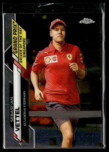 2020 Topps Chrome Formula 1 Sebastian Vettel Scuderia Ferrari #168 MJ001 - Picture 1 of 2