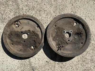 Juego de placas de respaldo delanteras Porsche 356 B FRENOS DE TAMBOR L&R Foto 1 de 4