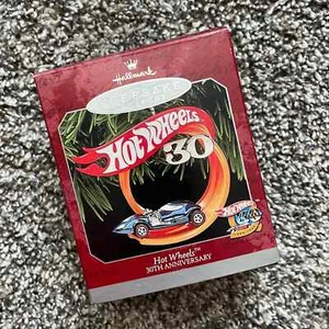 Neu im Karton Vintage Hallmark Ornament Hot Wheels 30th Anniversary 1998 - Bild 1 von 3