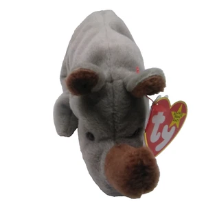 Ty Beanie Babies Spike the Rhino With Tags retired. 1996 - Picture 1 of 8