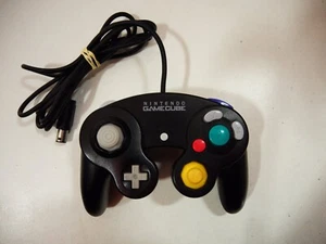 Manette officielle official controller pad Nintendo Gamecube black noir GC - Photo 1/8