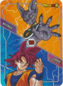 Lamincards Dragon Ball S Platinum FX BEERUS VS GOKU SUPER SAIYAN GOD N 118 - Picture 1 of 4