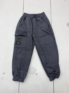 TB Boys Black White Sweatpants Size Small - Picture 1 of 4
