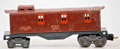 Lionel New York Central  PreWar Caboose 2682 O Gauge 1:48 Scale NEEDS NEW TRUCK - Image 1 of 4