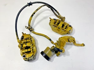 2007 Suzuki GSXR750 Front Brake Assembly Calipers Lever Master Cylinder OEM GSXR - Picture 1 of 6