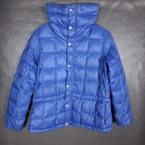 Ralph Lauren Jacket Womens Small Down Puffer Funnel Neck Blue Winter Packable - Bild 1 von 13