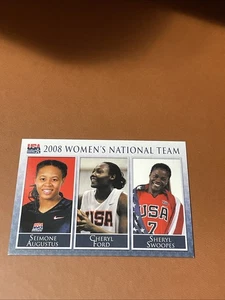 2008 WNBA USA Women's National Team Seimone Augustus Cheryl Ford Sheryl Swoopes - Picture 1 of 2