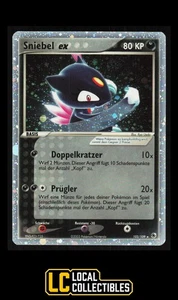 Sniebel Sneasel ex 103/109 Holo 2003 2003 EX Ruby Sapphire German PL SWIRL - Picture 1 of 3