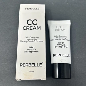 NO SEAL Perbelle CC Cream Color Correcting Moisturizing Base Foundation SPF 43 - Picture 1 of 3